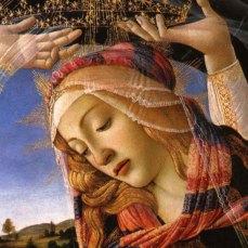 Sandro Botticelli "Madonna del Magnificat" 1481 - Galleria degli Uffizi